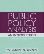 Samenvatting Public Policy Analysis: An Introduction