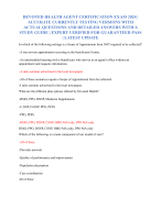 DEVOTED HEALTH AGENT CERTIFICATION EXAM 2024 |  ACCURATE CURRENTLY TESTING VERSIONS WITH  ACTUAL QUESTIONS AND DETAILED ANSWERS WITH A  STUDY GUIDE | EXPERT VERIFIED FOR GUARANTEED PASS  | LATEST UPDATE