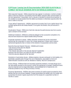 CLFP Exam- Leasing Law & Documentation 2024-2025 QUESTIONS & CORRECT DETAILED ANSWERS WITH RATIONALES|GRADED A+