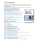Test Bank For Maternal Child Nursing Care 7th Edition by  Shannon E. Perry | Marilyn J. Hockenberry | Mary Catherine  Cashion Chapter 1-50 Complete Guide 2024