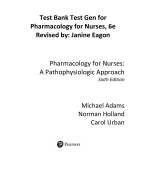 Test Bank: Pharmacology Clear and Simple: A Guide to Drug Classifications and  Dosage Calculations 3rd Edition by Cynthia J. Watkins