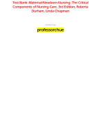 Maternity Newborn and Women’s Health Nursing A Case-Based Approach 1st Edition  O’Meara Test Bank ALL CHAPTERS