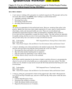 Medical Surgical Nursing 10th Edition Ignatavicius Workman Test Bank 2024