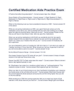 Certified Medication Aide Practice Exam 2024