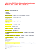 NRNP 6566 / NRNP6566 Midterm Exam Questions and Answers Latest Updated 2024 (GRADED A+