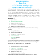 ATLS10 exam questions with answers (answers outlined!!) 2024|2025 Post-Test
