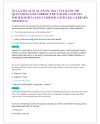 Med Surg Final Exam Study Guide (Chapters used in this Review- 6, 8, 11-16, 23, 26, 31-38, 40-51, 56-72, 74) (Chapters Before Midterm 11-40, 54-60/After Midterm 6, 41-48,50-51, 53-60, 62-74)  Coronary Artery Bypass Graft Surgery- Ch6, Ch33, Ch34, Ch38