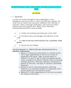 NCLEX-PN Exam Pack -With 100% verified solutions-2023- 2024 With 200 Q&A