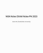 NCLEX EXAM NCLEX-PN  Questions with Answers and Explanations 2024