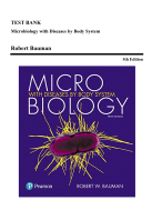 OPENSTAX MICROBIOLOGY TEST BANK OpenStax  Microbiology THIS TEST BANK COVERS ALL CHAPTERS  1-26 OF THE BOOK Answered