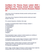 Canfitpro Fis Theory Exam Latest 2024 |  Canfit pro Fis Theory Actual Exam Update  2024 Questions and Correct Answers Rated  A+| Certified Canfitpro Fis Theory Exam UpdateLatest 2024 -2025 Quiz with Accurate Solutions Aranking Alpass
