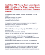 CanFitPro PTS Theory Exam Latest Update  2024 | Canfit pro Pts Theory Actual Exam  2024-2025 Questions and Correct Answers  Rated A+ | Verified CanFitPro PTS Theory Final Exam Update 2024 -2025 Quiz with Accurate Solutions Aranking Alpass