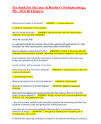 Test Bank For McCance & Huether’s Pathophysiology, 9th - 2024 All Chapters 