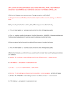 SFPC EXAM ACTUAL\ADVANCED QUESTIONS AND WELL ANALYSED CORRECT  ANSWERS \GUARANTEENED ANWERS ALREADY TOP RANKED A+ SCORE