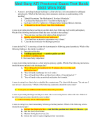 RN ATI MEDSURG  PROCTORED EXAM  2023 WITH NGN  QUESTIONS &  ANSWERS (ALREADY  GRADED A+)