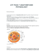 ATI TEAS 7 ANATOMY AND PHYSIOLOGY