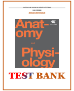 ANATOMY AND PHYSIOLOGY OPENSTAX FULL TESTBANK INSTANT DOWNLOAD  2024