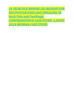 14 YEAR OLD RONNIE LIU REASON FOR  ENCOUNTER:PAIN AND SWELLING IN Neck Pain and Swellings:  COMPREHENSIVE CASE STUDY :LATEST  2024 IHUMAN CASE STUDY