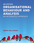 Samenvatting Organisational Behaviour and Analysis: An Integrated Approach