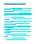 Human Geography Case Studies