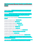 PSI Perinatal Mental Health Certification Exam
