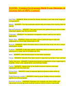 TED300 - Training Environment Build Exam Questions & Answers Solved 100% Correct!!