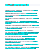 USPA A License Written Test