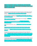 WEEK 10 IHUMAN CAMILLA FRANKLIN,A 48/YEAR/OLD FEMALE (FATIGUE AND IRRITABILITY)IHUMAN CASE STUDY WEEK 10 LATEST 2024