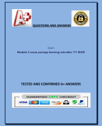 Module 2 exam portage learning microbio 171 BIOD