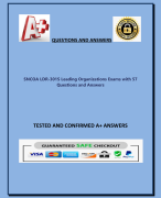SNCOA LDR-301S Leading Organizations Exams