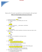 HESI Exit Exam Over 700 Questions new & Updated Version 2019 latest 100%