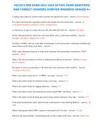 NCCCO CORE EXAM 2023-2024 ACTUAL EXAM QUESTIONS  AND CORRECT ANSWERS (VERIFIED ANSWERS) GRADED A+