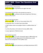 ANSC 3600 - Exam Two Questions And Answers 