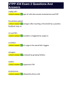 VTPP 434 Exam 2 Questions And Answers 