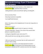 Neuroendcrinology Exam II Questions And Answers 