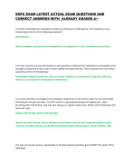 ENPC EXAM 100 QUESTIONS AND 100%  CORRECT ANSWERS 2023-2024  VERSION/A+ GRADE GUARANTEED