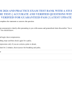 ARMY LICENSE INSTRUCTOR/ LICENSE EXAMINERS EXAM 2024 | ACCURATE 2 CURRENTLY TESTING VERSIONS | EXPERT VERIFIED FOR GUARANTEED PASS | LATEST UPDATE