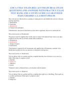 ACRP CP EXAM 2024 | ACCURATE 2 CURRENTLY TESTING EXAMS WITH A STUDY GUIDE AND KNOWLEDGE CHECK FLASHCARDS WITH SUMMARIZED INSTRUCTOR NOTES AT THE END FOR A GUARANTED PASS