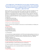 ATLS PRETEST AND PROTEST EXAM 2024 AND PRACTICE EXAM TEST BANK | ACCURATE QUESTIONS AND ANSWERS WITH RATIONALES| VERIFIED FOR GUARANTEED PASS | GRADED A | BRAND NEW