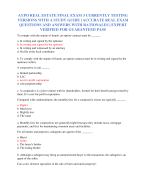 AYPO REAL ESTATE FINAL EXAM 3 CURRENTLY TESTING VERSIONS WITH A STUDY GUIDE | ACCURATE REAL EXAM QUESTIONS AND ANSWERS WITH RATIONALES | EXPERT VERIFIED FOR GUARANTEED PASS