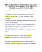 WILKES MIDTERM EXAM REVIEW NSG 527  NSG 527 110+ QUESTIONS AND VERIFIED ANSWERS GRADED A+ LATEST UPDATE 2024