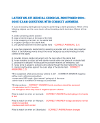 LATEST RRT RADIOGRAPHY 2024-2025  EXAM QUESTIONS WITH CORRECT  ANSWERS