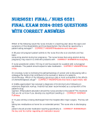 CRCR FINAL EXAM /ACCURATE QUESTIONS  AND CORRECT ANSWERS -2024