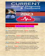 Unit 1-Diagnosis and Treatment of Disease/Disorders Human Disease /Questions And Answers (A+)