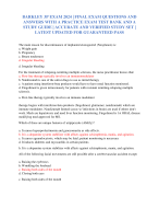 BARKLEY 3P EXAM 2024 | FINAL EXAM QUESTIONS AND ANSWERS WITH A PRACTICE EXAM TEST BANK AND A STUDY GUIDE | ACCURATE AND VERIFIED STUDY SET | LATEST UPDATED FOR GUARANTEED PASS