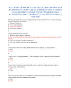 BCAT BAR COURSE APTITUDE TEST EXAM AND PRACTICE EXAM 2024 | ACCURATE REAL AND FREQUENTLY TESTED EXAM QUESTIONS | WELL EXPERT VERIFIED FOR A GUARANTEED PASS | GRADED A | HAS A STUDY GUIDE AT THE END