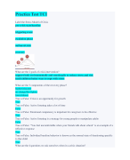 Practice Test TCI