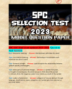 SPC 1017 final exam updated 2023 -2024 /Questions And Answers 