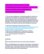 WALDEN NRNP 6540 FINAL COMPREHENSIVE EXAM// VERIFIED QUESTIONS AND ANSWERS// GUARANTEED PASS!!