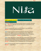 NIFA practice test B2 /Complete Questions And Answers Rated (A+)